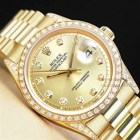 gold rolex watch men|rolex watches 18k gold price.